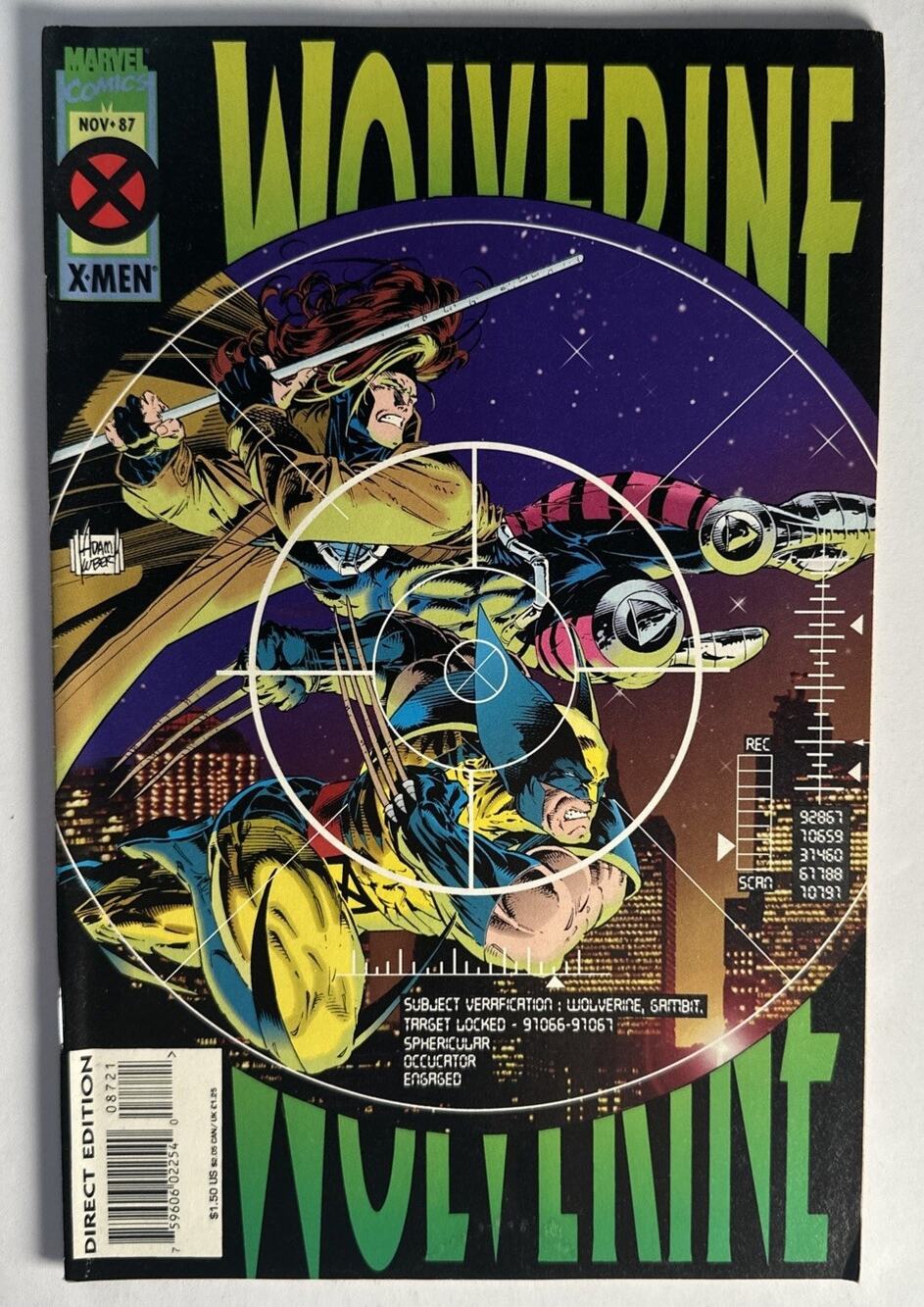 Wolverine #87 Vintage Collector's Item Gambit Appearance Marvel Comics 1994